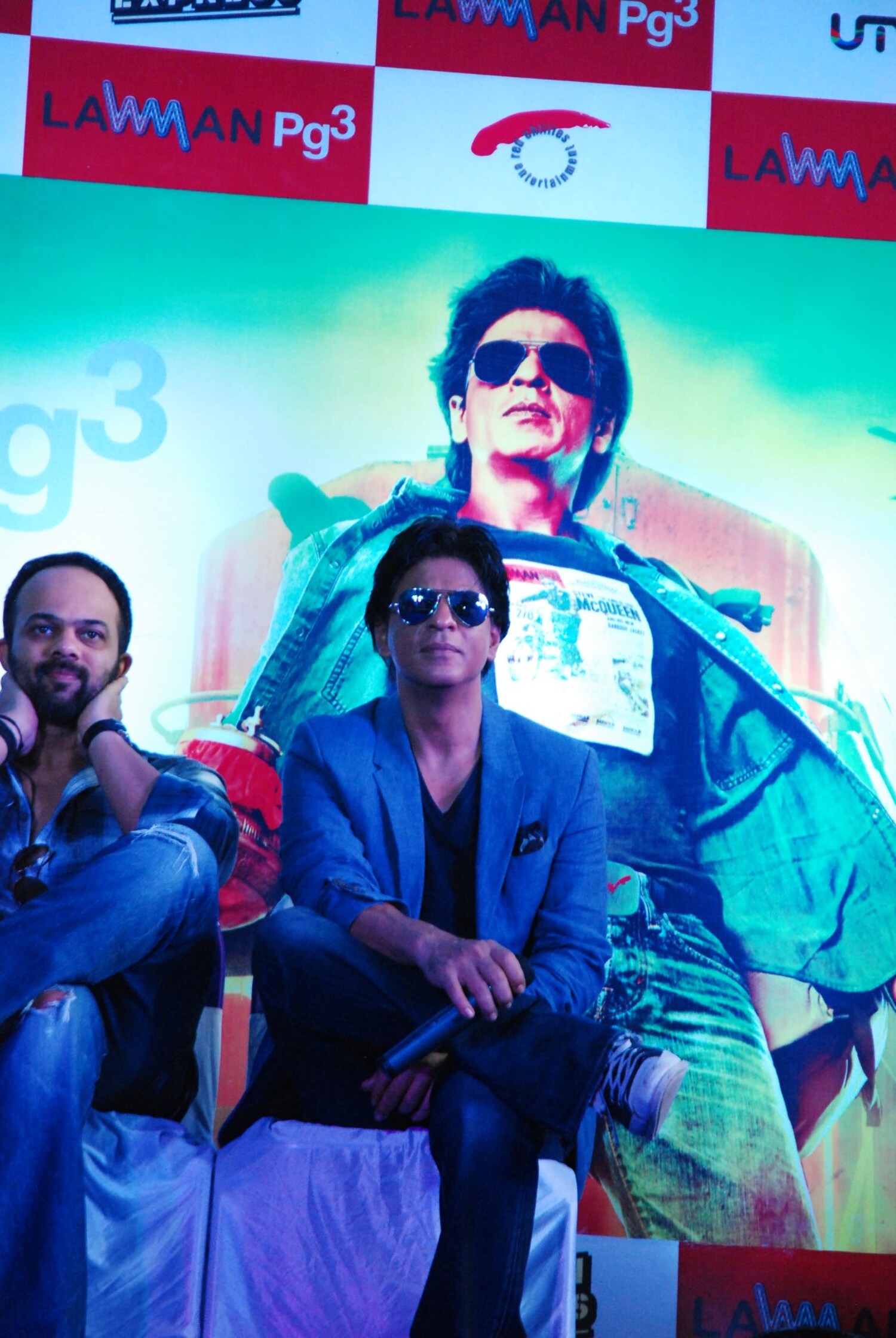 Shah Rukh Khan With Rohit Shetty At K Lounge Store For Chennai Express Promotions 3 Rediff
