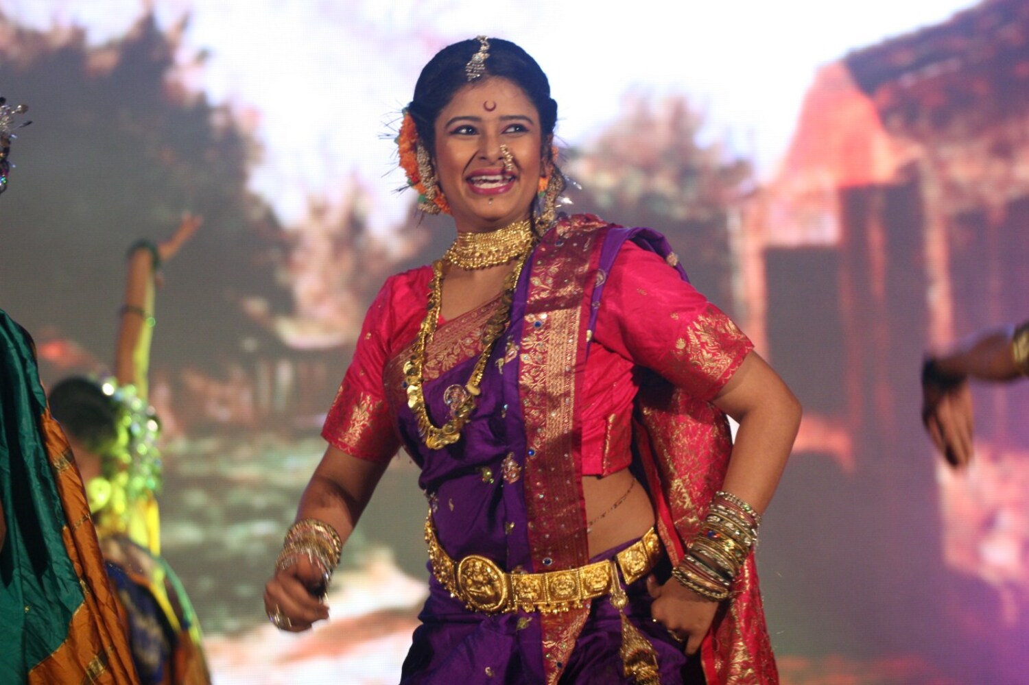 Lavani Dancers Performing At The Launch Of Lavani Song Mala Jau De From ...