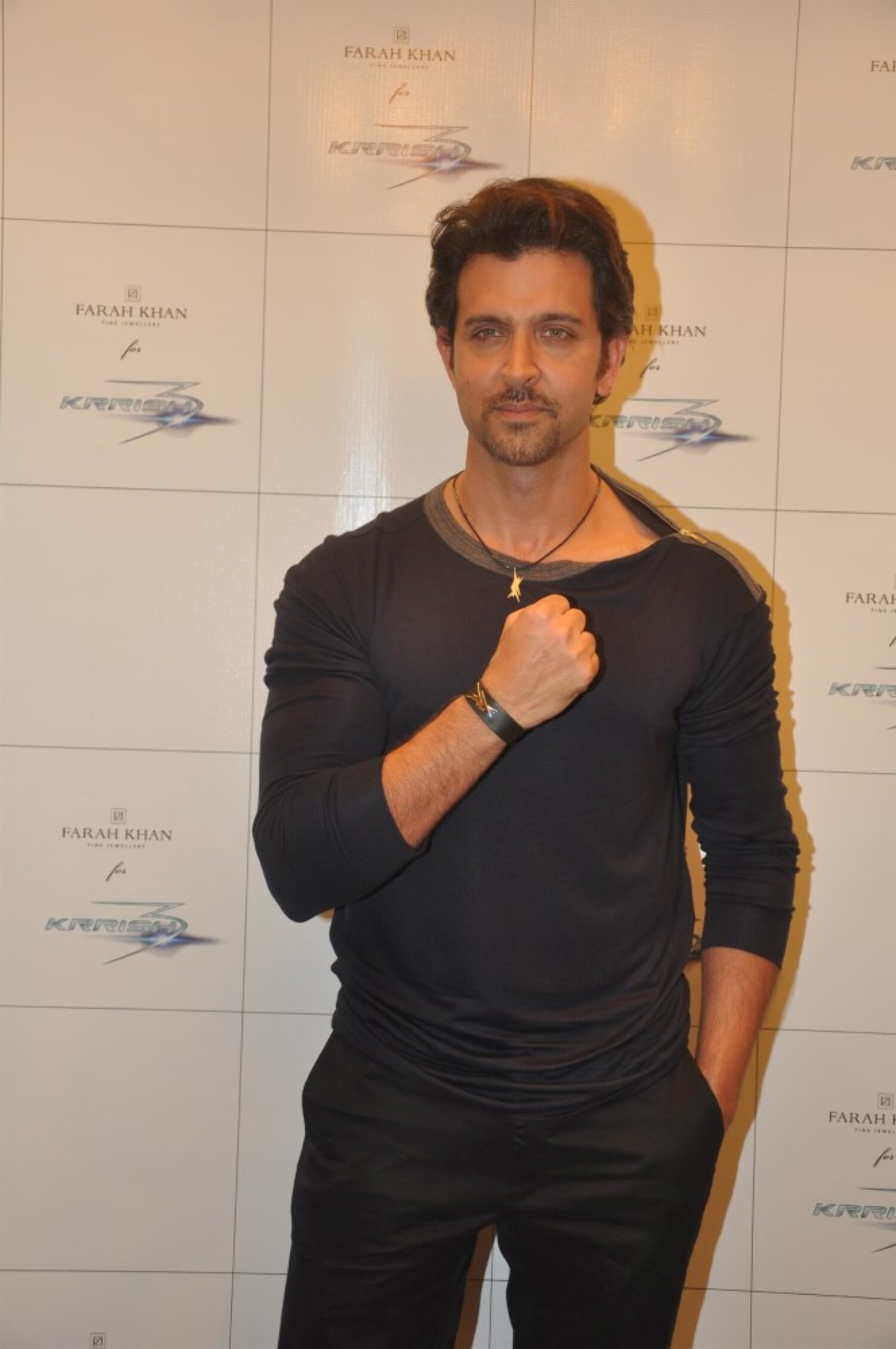 Hrithik Roshan Posing At Krrish 3 Jewellery Collection Launch In Mumbai 