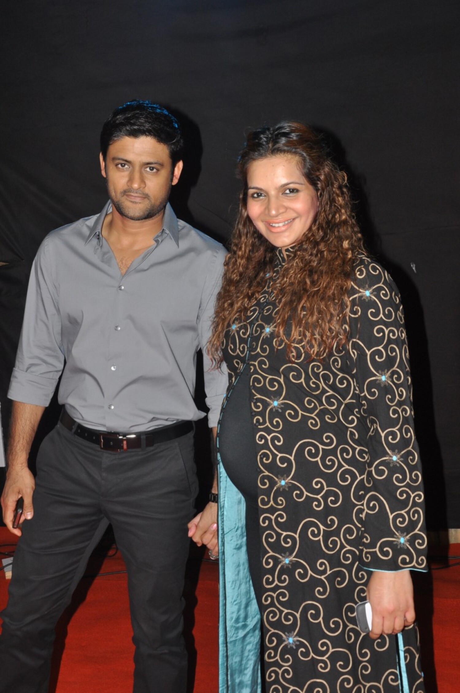 Shweta Kawatra with husband Manav Gohil at CID Veerta Awards in Mumbai