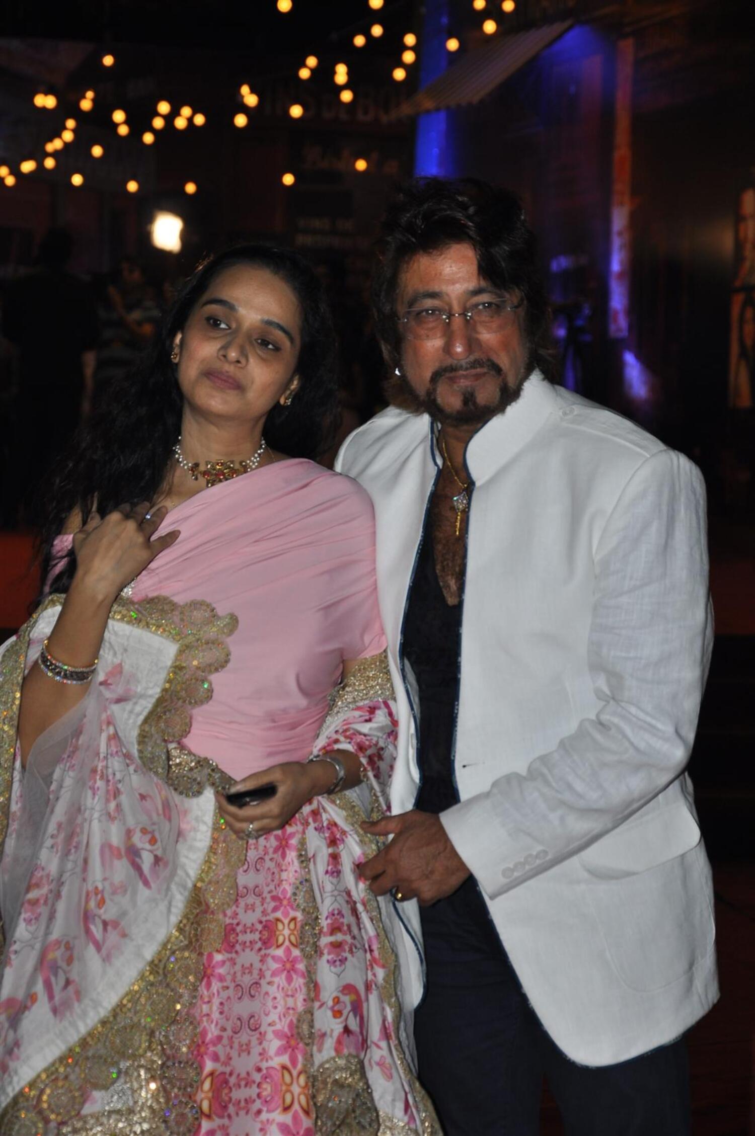 Shakti Kapoor with wife Shivangi at the 10th Annual Kamla Pasand MAX