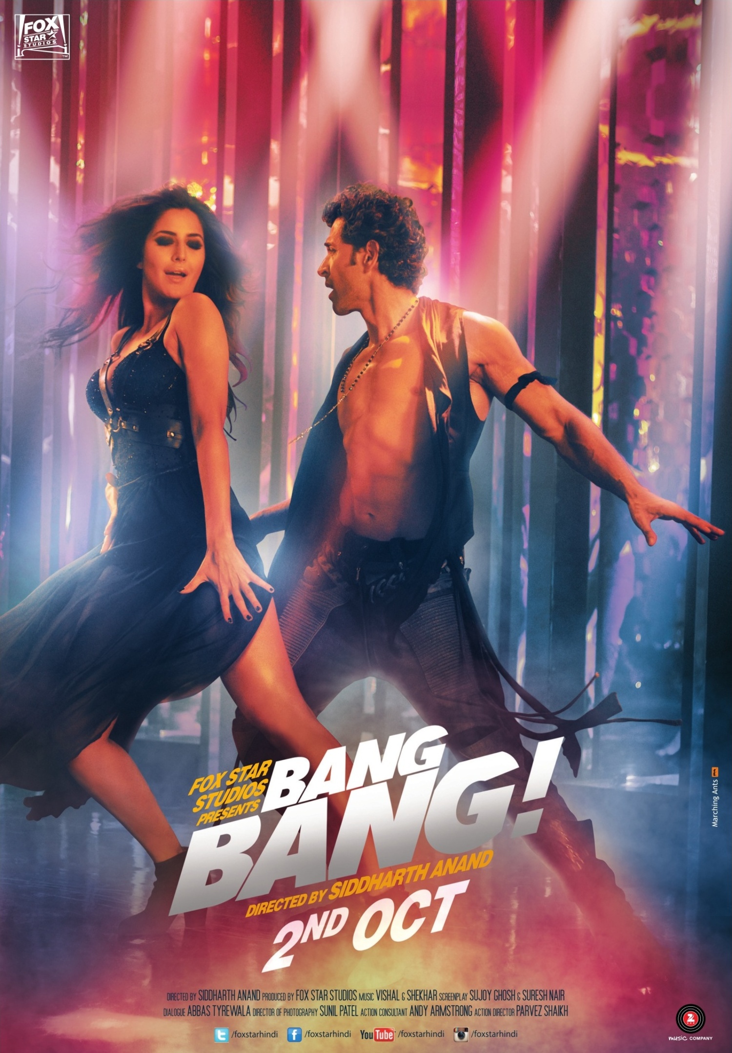 Katrina Kaif Hrithik Roshan Bang Bang Movie New Poster Katrina Kaif Photos Photo From