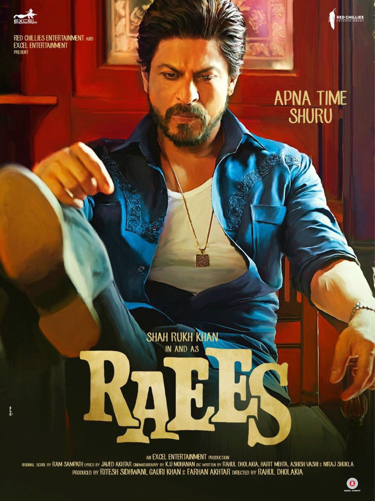 SRK Movie Raees Poster First Look raees on Rediff Pages