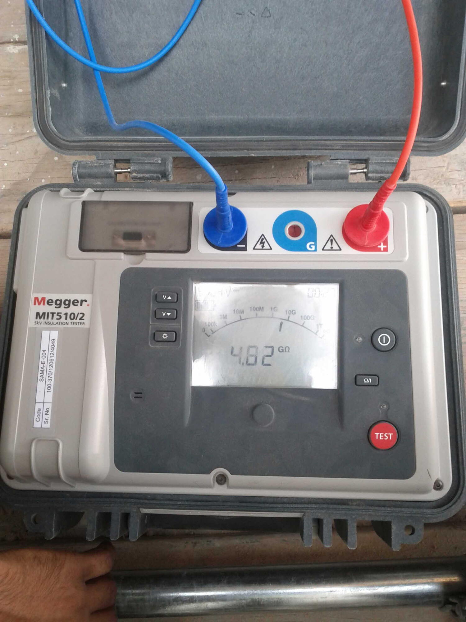 IR Impedance Resistance PI Polarization Index for Distribution