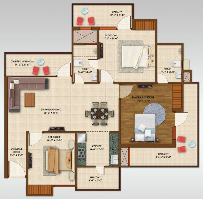 2bhk-study-room-ace-aspire-floor-plan-ace-aspire-on-rediff-pages