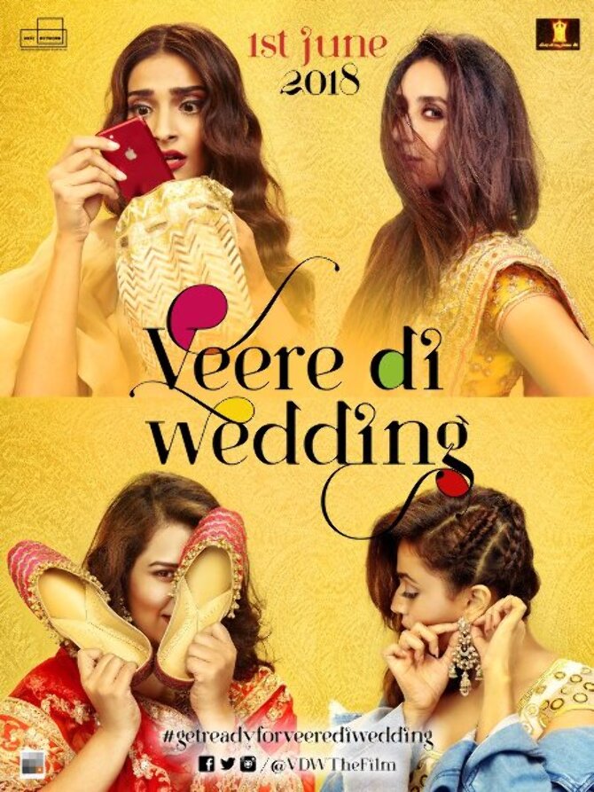 Kareena Kapoor Sonam Kapoor Swara Bhaskar and Shikha Talsania Veere Di