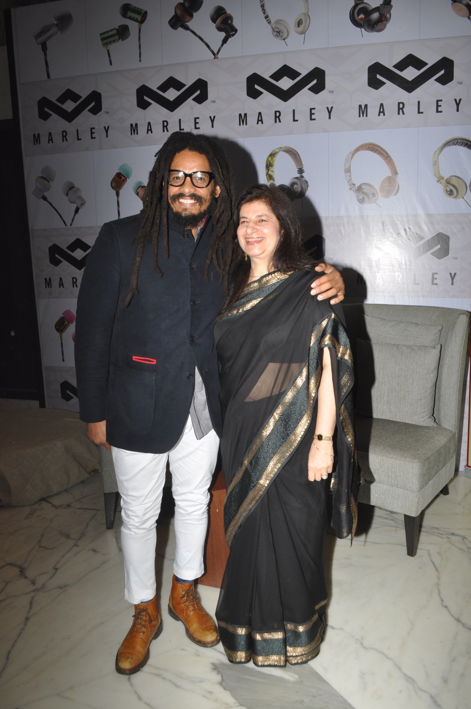 Bob Marley s son Rohan Marley with Villy Doctor at HOUSE OF MARLEY ...