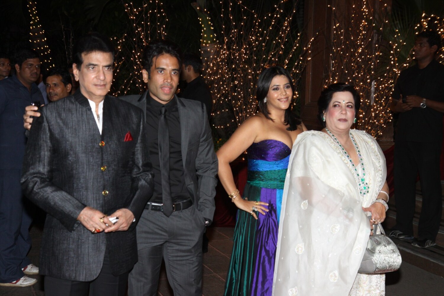 Jeetendra Tusshar Kapoor Ekta Kapoor Shobha Kapoor at the 40th Birthday ...