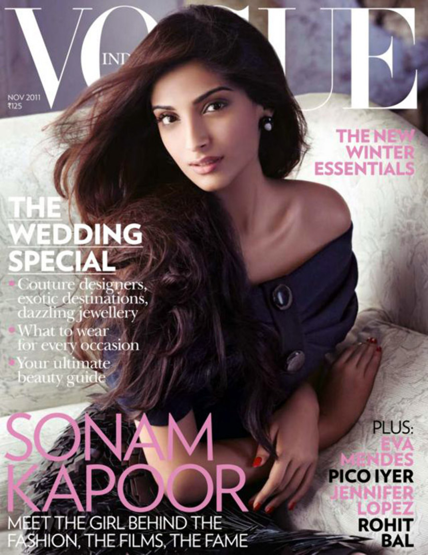 Sonam Vogue Magazine Cover Nov 2011 : sonam kapoor photos on Rediff Pages