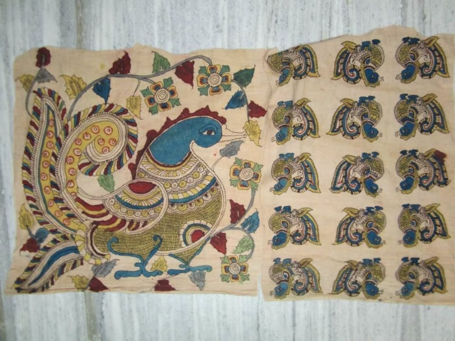 Pen kalamkari patch set 7 : jayanth kalamkari designs on Rediff Pages