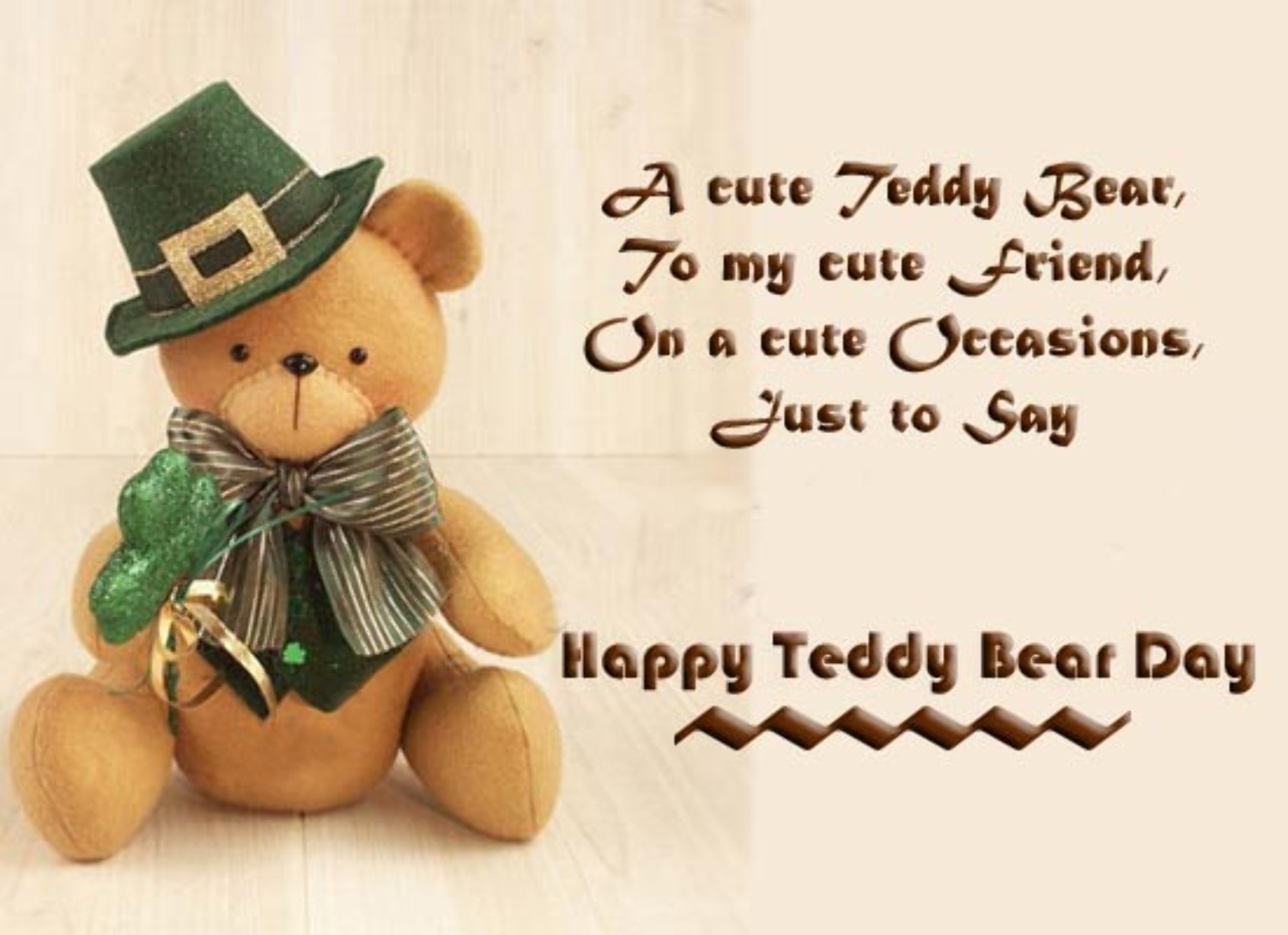 Happy Teddy Bear Wishes : happy teddy bear day on Rediff Pages